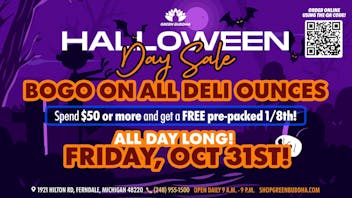 Green Buddha Cannabis Co- Recreational 🎃 Halloween Day Sale at Green Buddha 👻