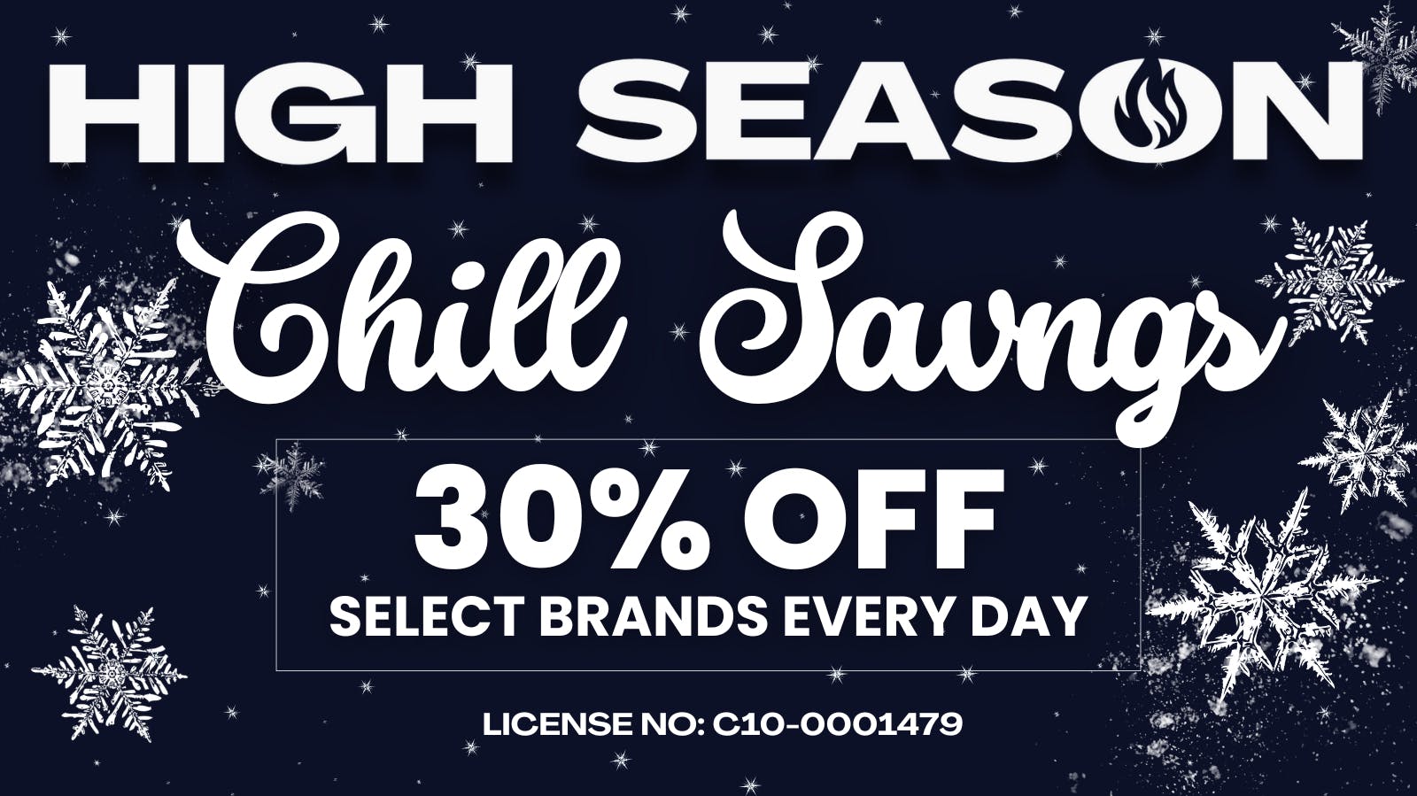 High Season - Fontana (NOW OPEN) CHILL Savings - Cozy Deals All Winter Long!