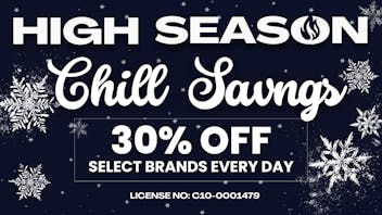 High Season - Fontana (NOW OPEN) CHILL Savings - Cozy Deals All Winter Long!
