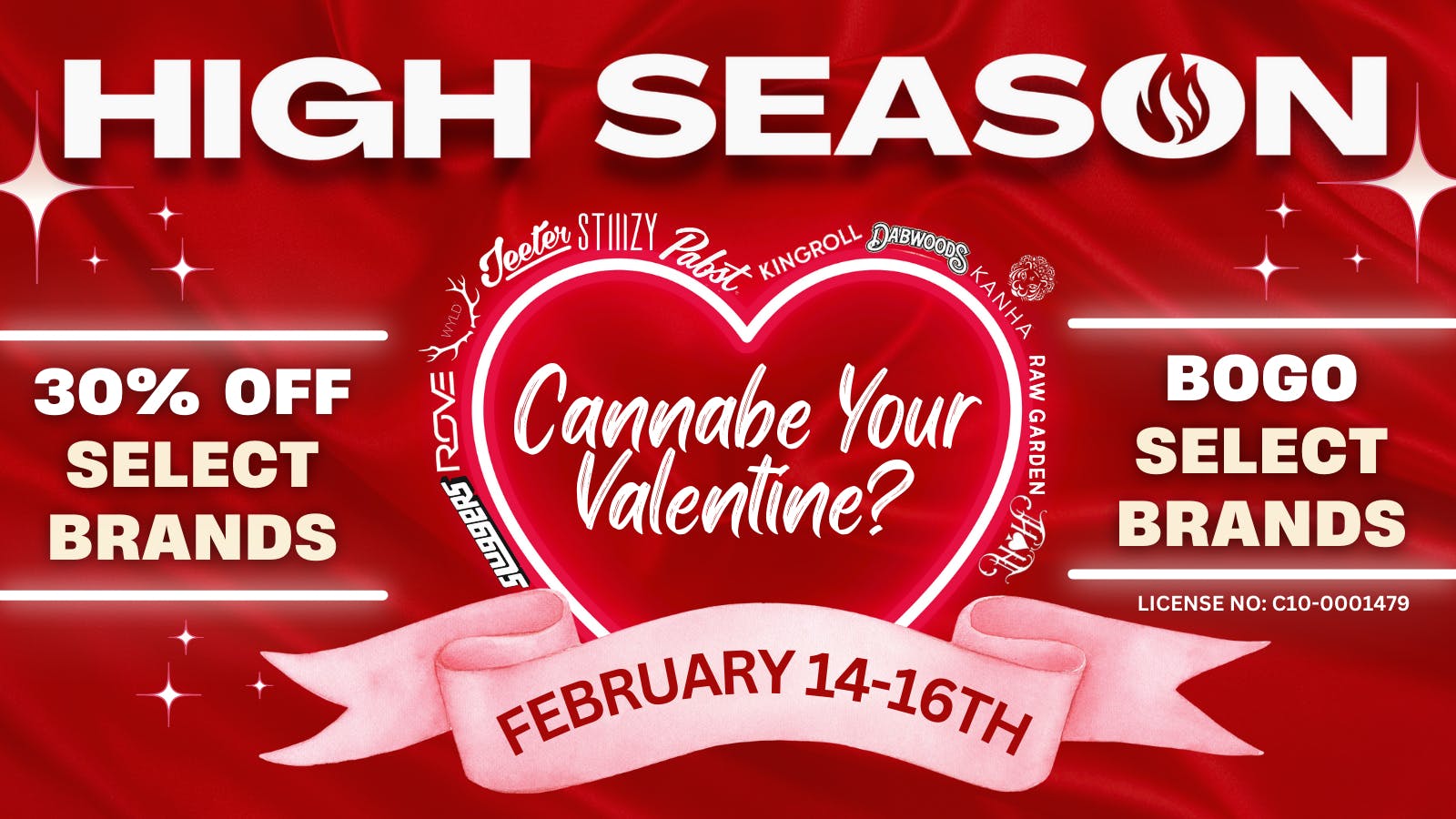 High Season - Fontana (NOW OPEN) V-Day Super Savings!
