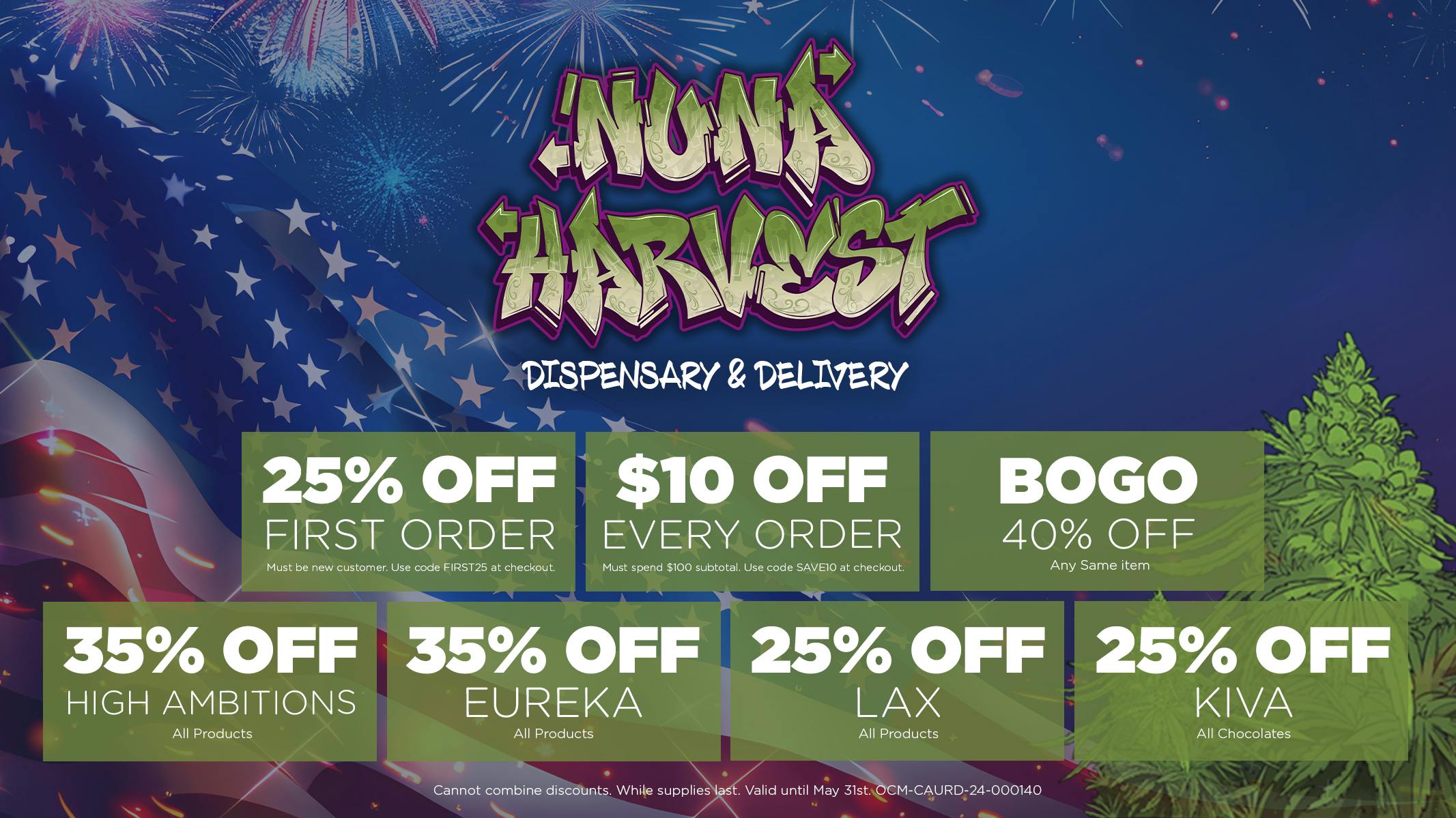 Nuna Harvest Delivery - Bronx Up to 35% Off Nuna Harvest Memorial Day Deals
