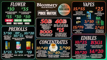 Bloomery Cannabis New Buffalo - 21+ Recreational 50% OFF Pressure Pack Prerolls & Prepacks
