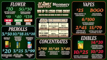 Bloomery Cannabis New Buffalo - 21+ Recreational FREE GOODIE BAG | First 200 Customers Daily