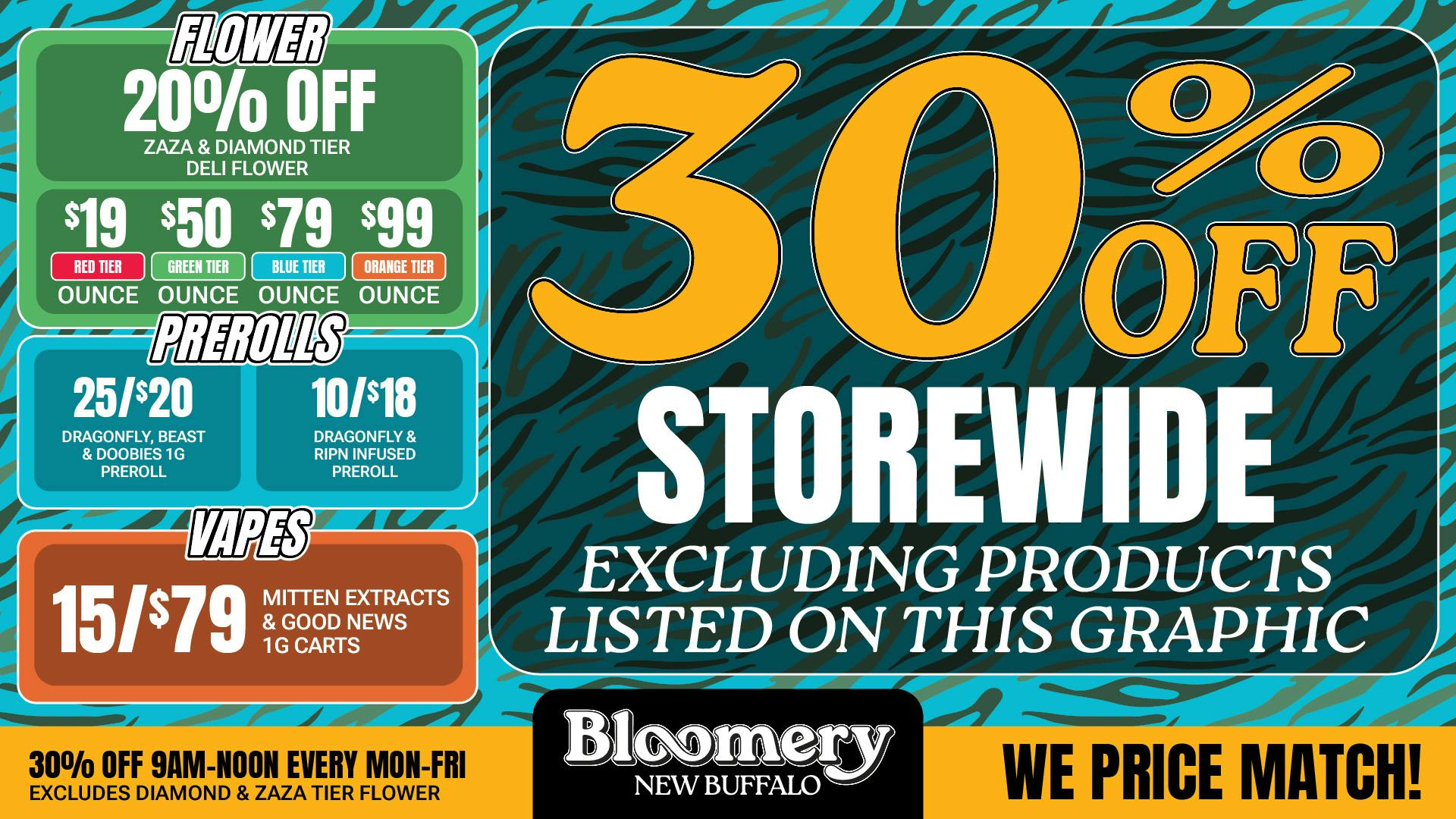 Bloomery Cannabis New Buffalo - 21+ Recreational 30% OFF Storewide*