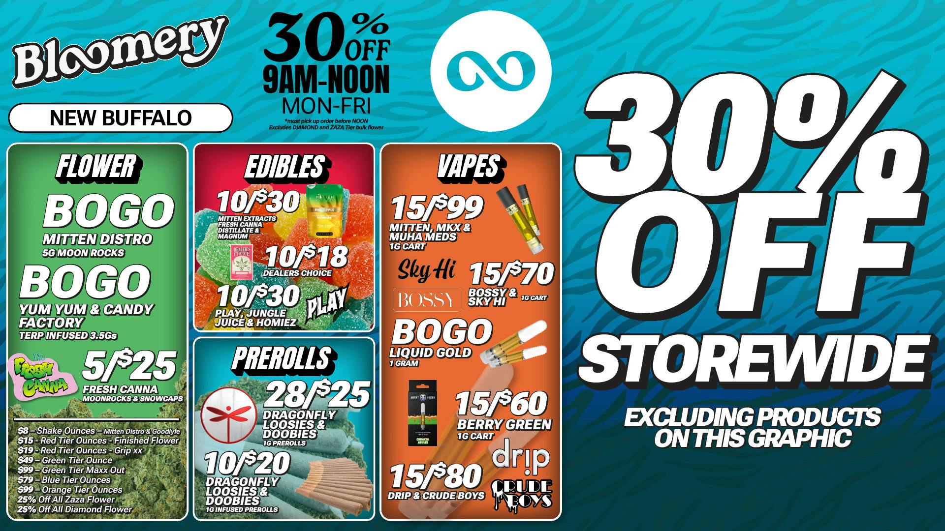 Bloomery Cannabis New Buffalo - 21+ Recreational 30% OFF STOREWIDE*