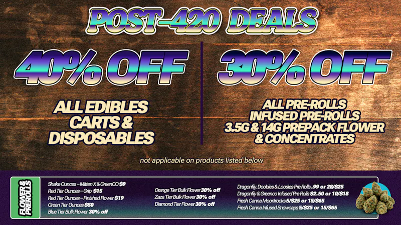 Bloomery Cannabis New Buffalo - 21+ Recreational 40% OFF Edibles, Carts & Disposables