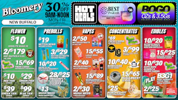 Bloomery Cannabis New Buffalo - 21+ Recreational BEST IN GRASS Kits Available | BOGO 3.5s & OZs*