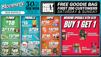 Bloomery Cannabis New Buffalo - 21+ Recreational 200 FREE GOODIE BAGS | Saturday & Sunday