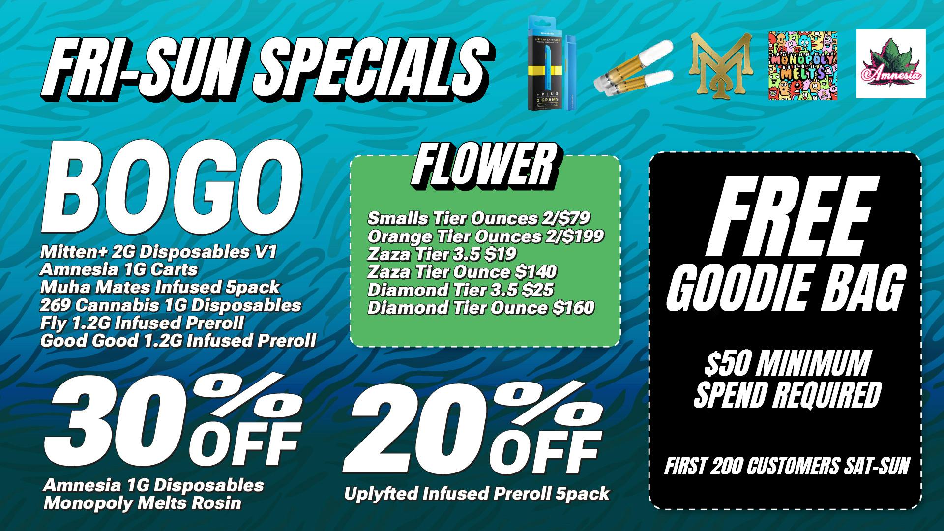 Bloomery Cannabis New Buffalo - 21+ Recreational $25 Diamond Tier 8ths | 2/$79 Smalls OZs