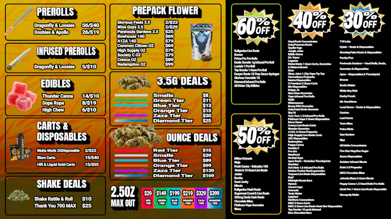 Bloomery Cannabis New Buffalo - 21+ Recreational Labor Day Weekend Specials | Up to 60% OFF
