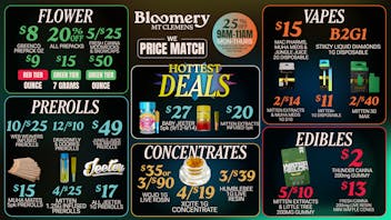 Bloomery Cannabis Mt Clemens - 21+ Recreational 20% OFF all Prepack Flower | $8 Ounces