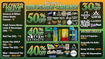 Bloomery Cannabis Mt Clemens - 21+ Recreational up to 50% OFF TOP BRANDS Wednesday-Monday