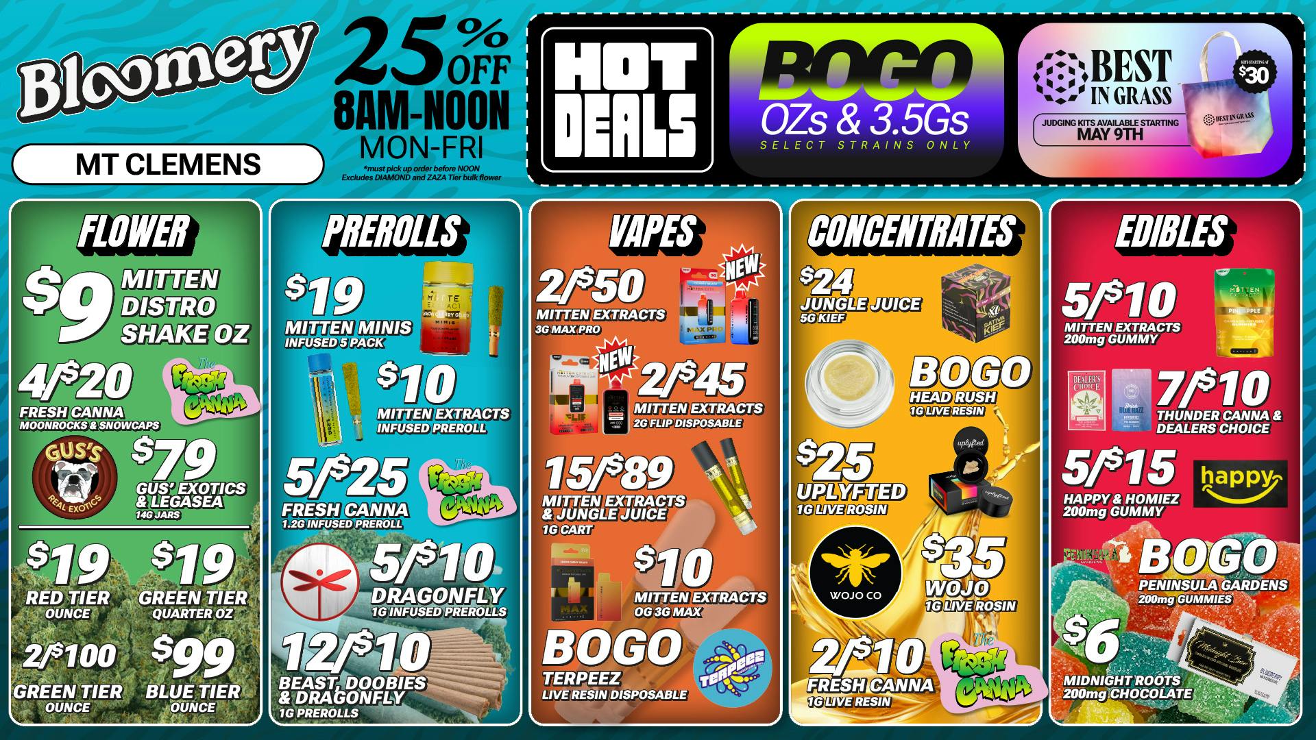 Bloomery Cannabis Mt Clemens - 21+ Recreational BEST IN GRASS | Kits on sale May 9th!
