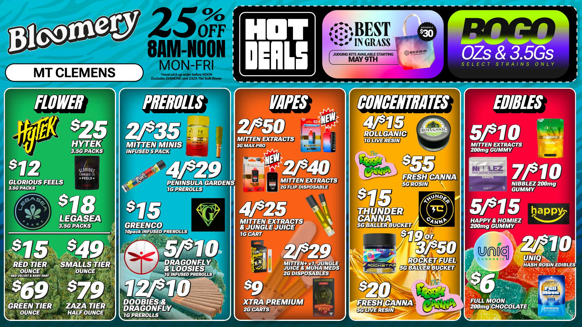 Bloomery Cannabis Mt Clemens - 21+ Recreational 30% OFF Weekend Specials