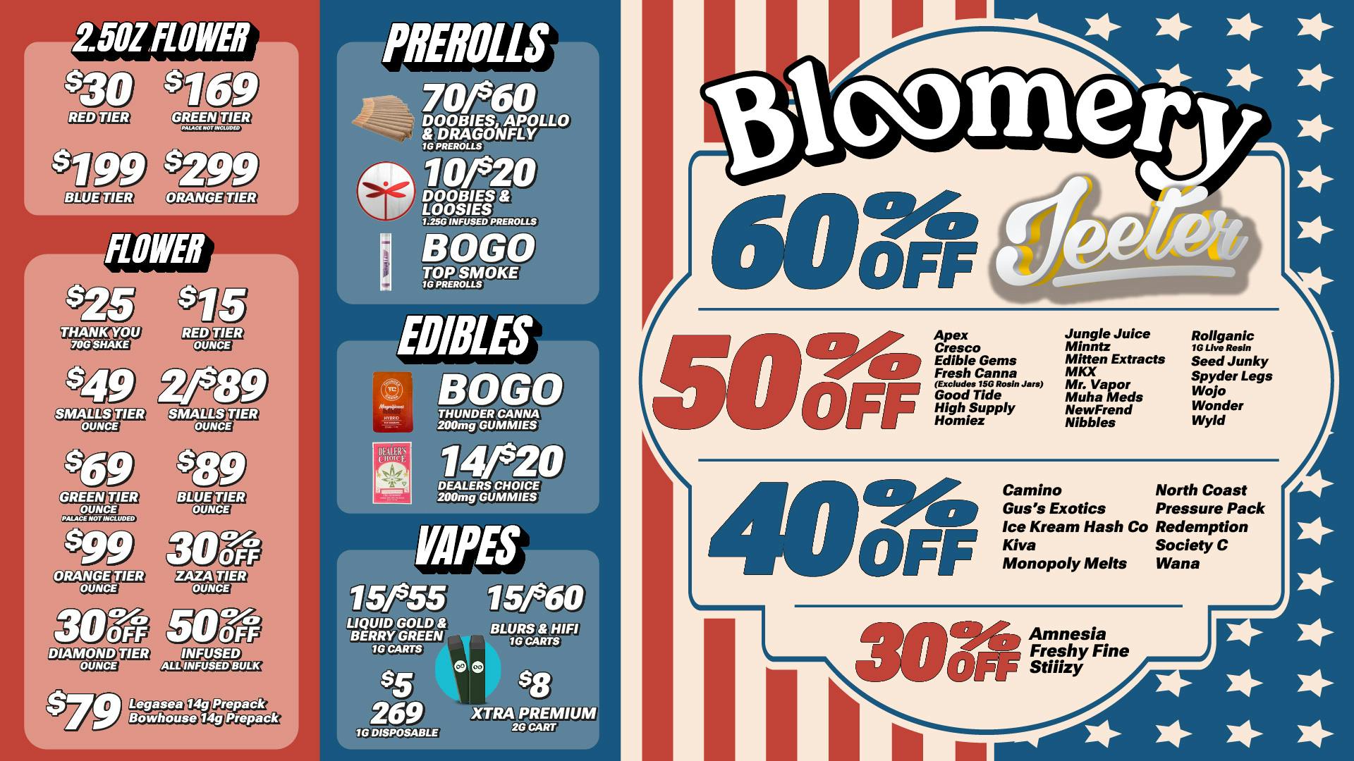 Bloomery Cannabis Mt Clemens - 21+ Recreational Up to 50% OFF Friday-Sunday | 4th Of July