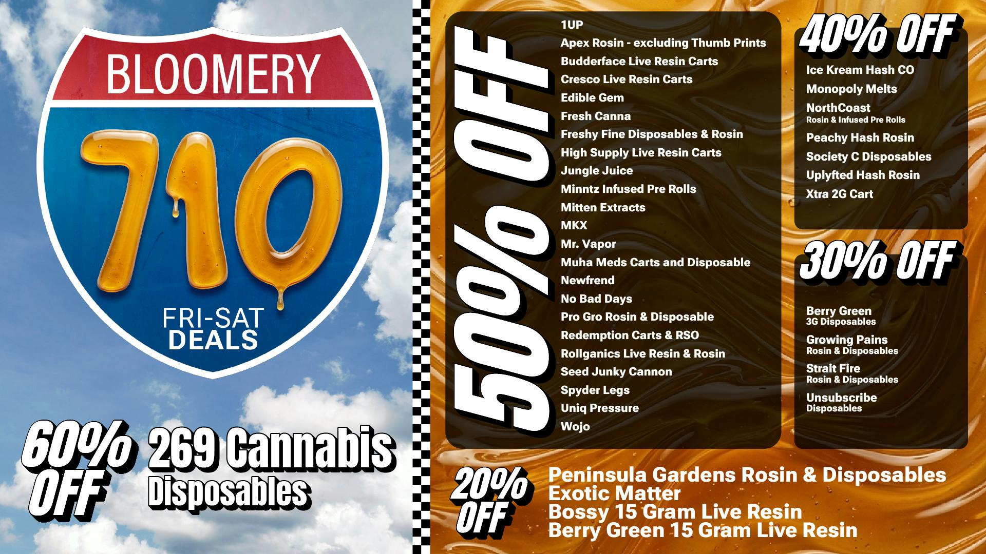 Bloomery Cannabis Mt Clemens - 21+ Recreational Up to 60% OFF at Bloomery FRI-SAT