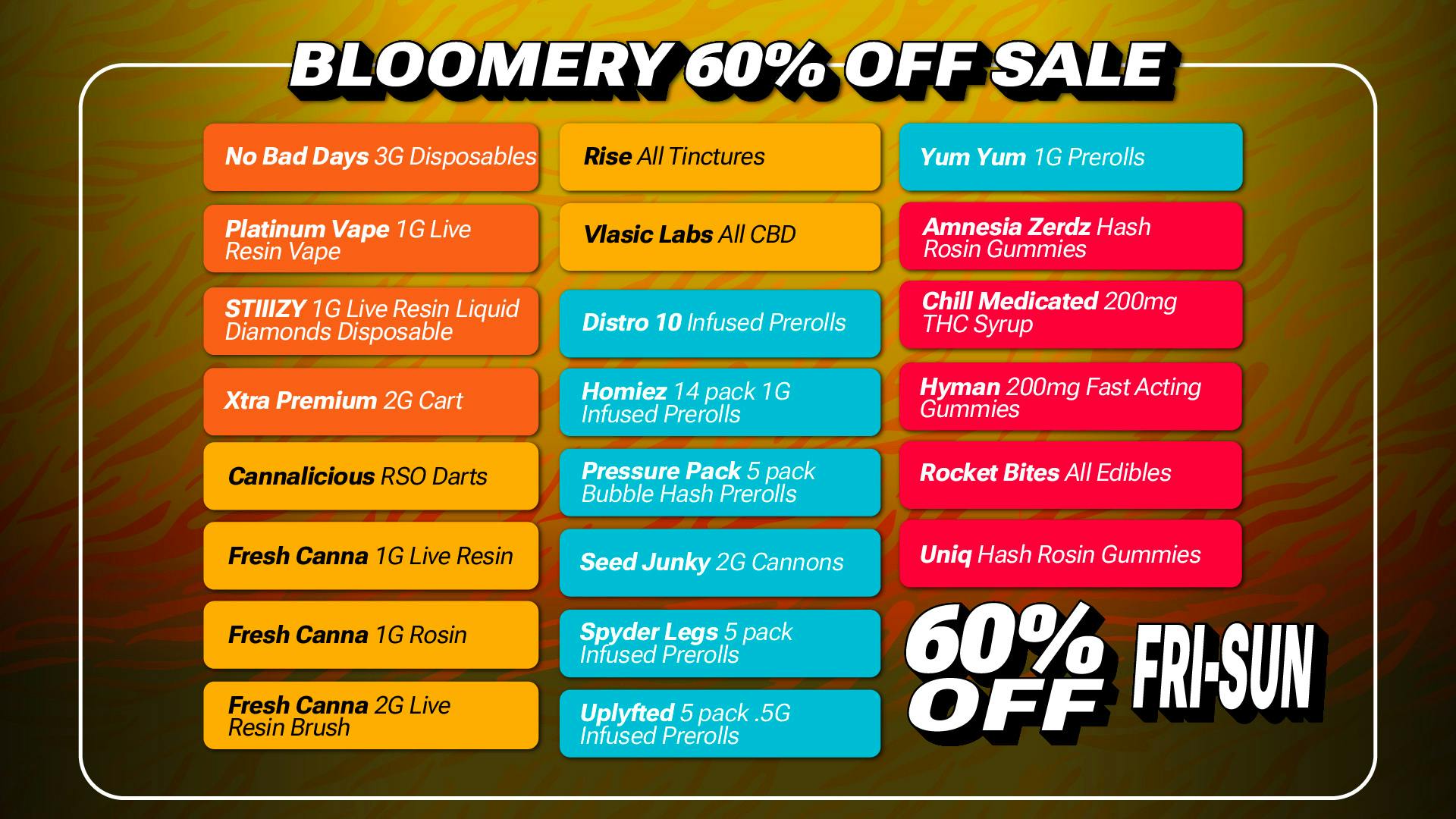 Bloomery Cannabis Mt Clemens - 21+ Recreational Bloomery 60% OFF Weekend!