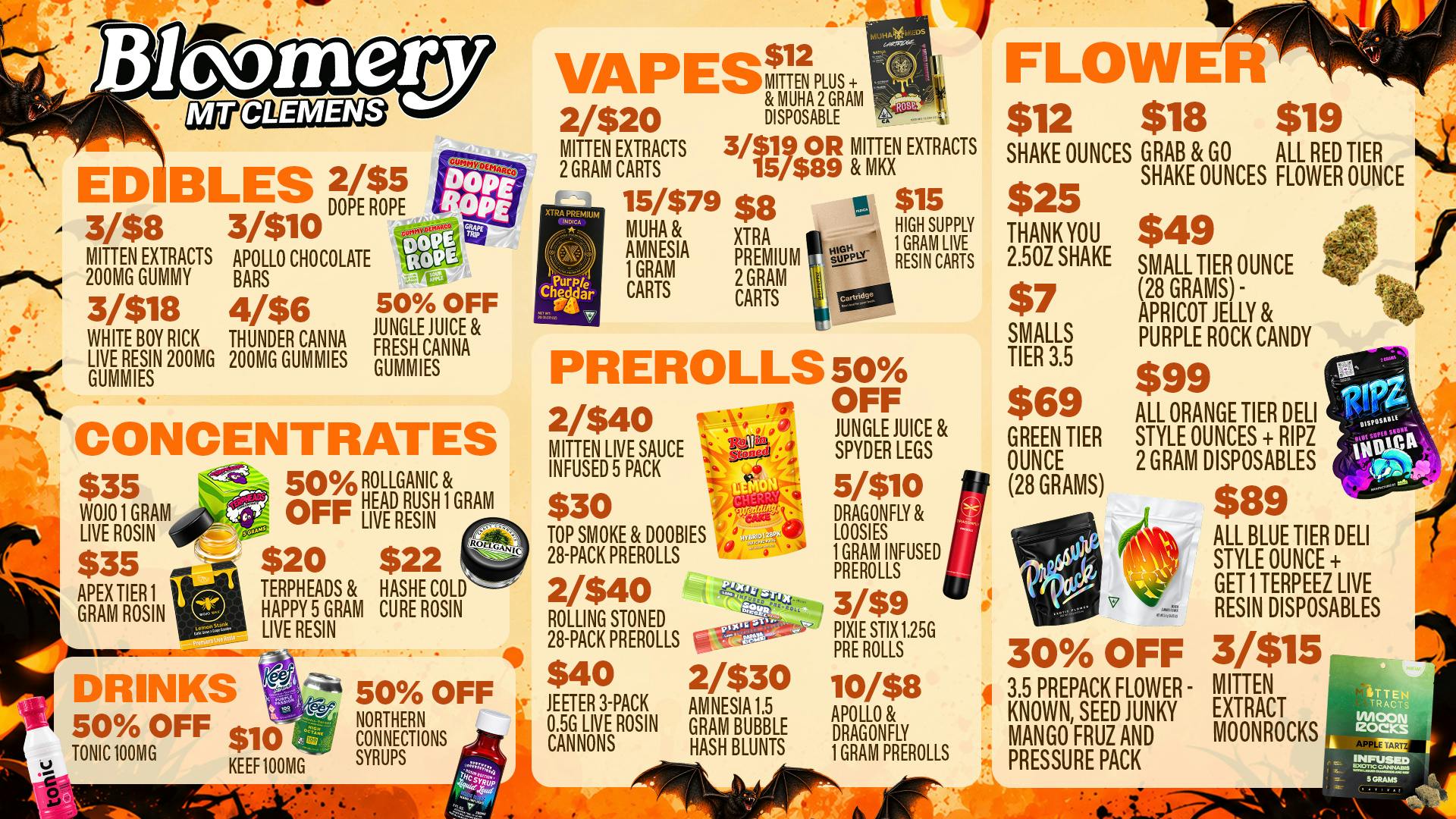 Bloomery Cannabis Mt Clemens - 21+ Recreational Bloomery Mt Clemens: Hauntingly Good October Deals