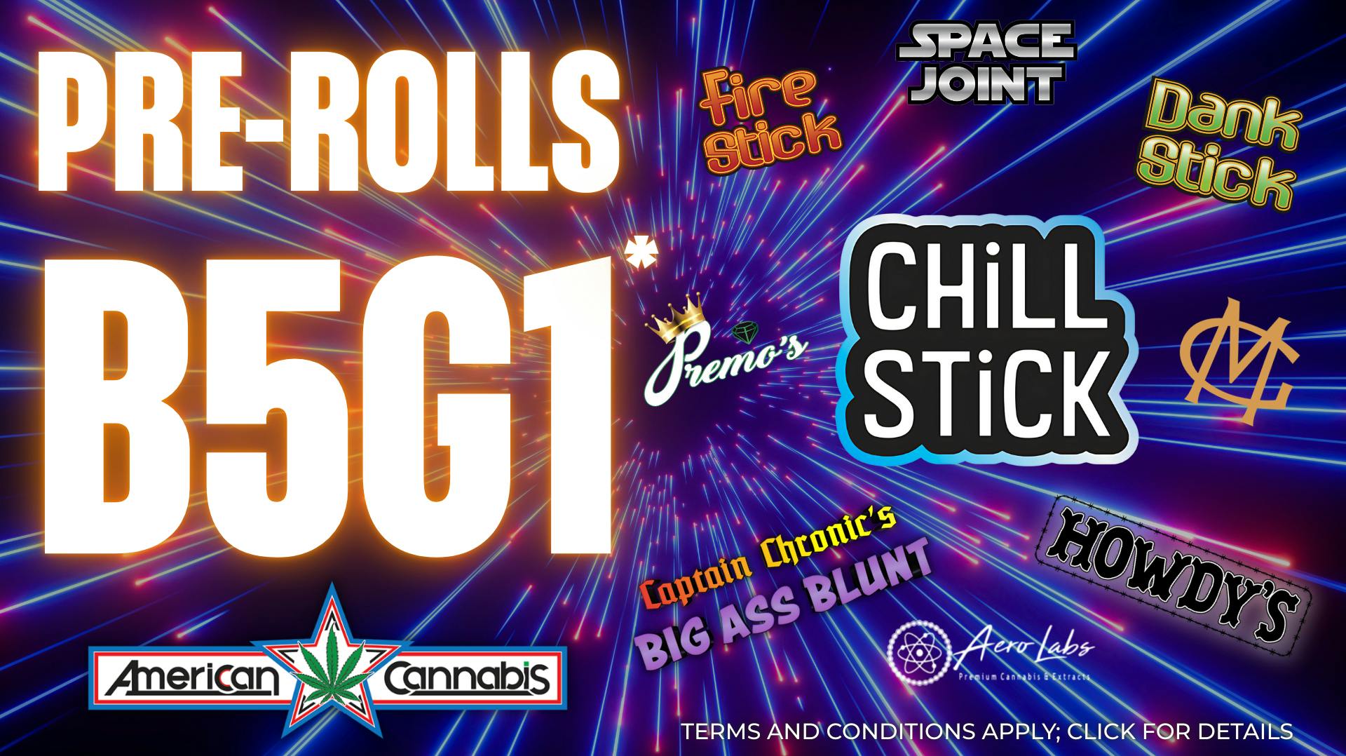 American Cannabis Company - Lawton - Drive Thru B5G1 Pre-Rolls- All Brands! 💨