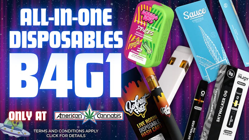 American Cannabis Company - Moore B4G1 Free* 🤑 All-In-One Disposable Cartridges