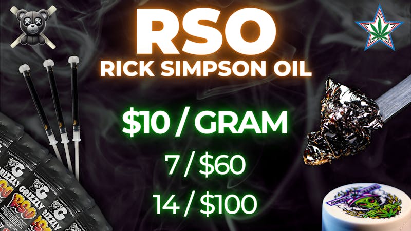 American Cannabis Company - NW 122nd St 1 Gram RSO: $10ea, 7/$60 or 14/$100! 🤯