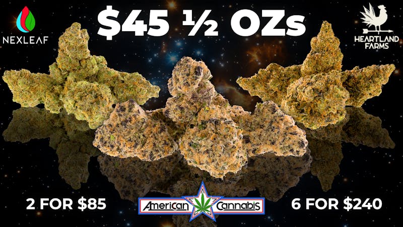 American Cannabis Company - Mustang 1/2 OZs of Oklahoma's Best Bud for Only $45 😍