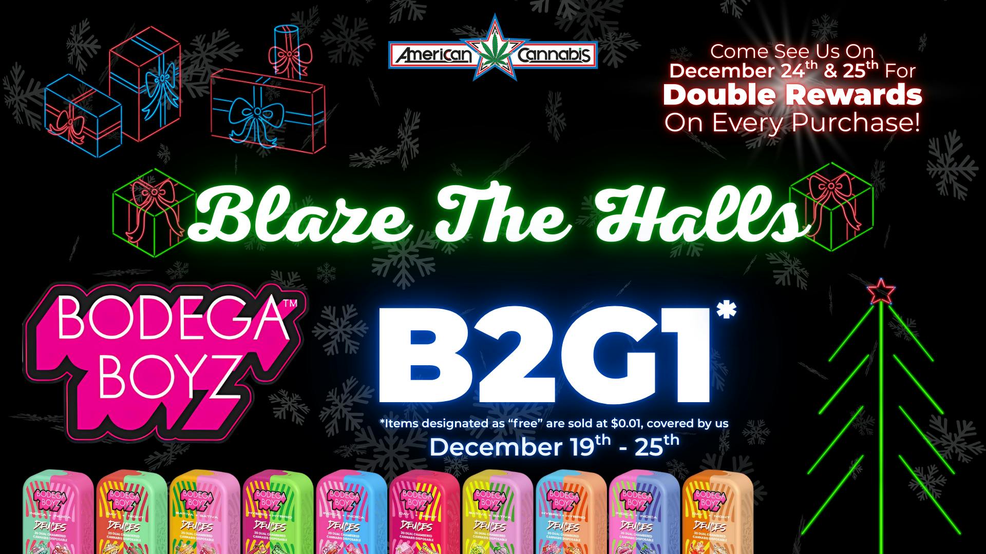 American Cannabis Company - Mustang Blaze the Halls & Earn More This Holiday 🔥🎄