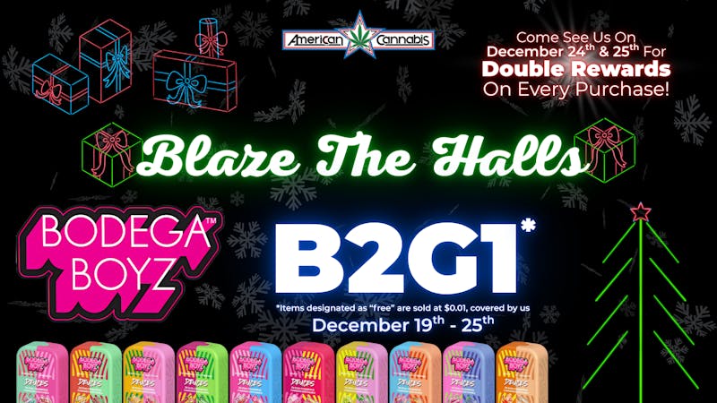 American Cannabis Company - Mustang Blaze the Halls & Earn More This Holiday 🔥🎄