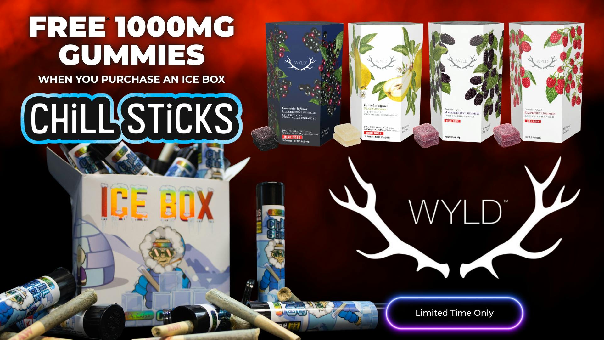 American Cannabis Company - 29th Street - Drive Thru 🔥 Buy 1 Ice Box, Get *FREE Wyld 1000MG Gummies