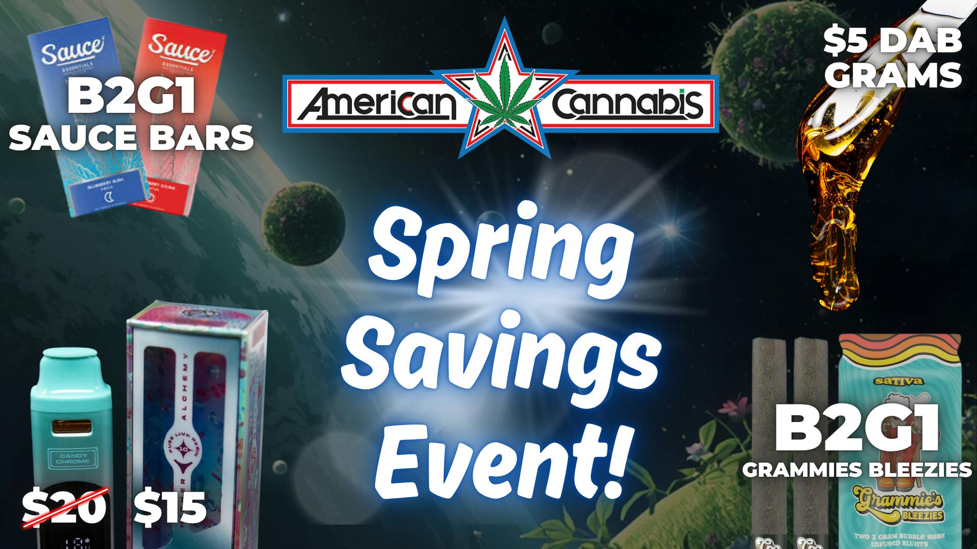 American Cannabis Company - Newcastle - Drive Thru ACC 🌼 Spring Savings Event! 🔥