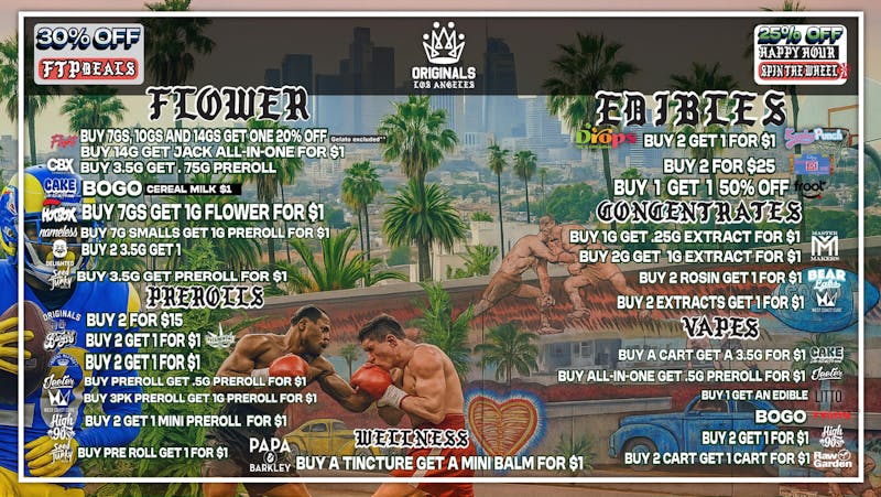 Originals Factory & Weed Shop BEST OF LOS ANGELES DEALS