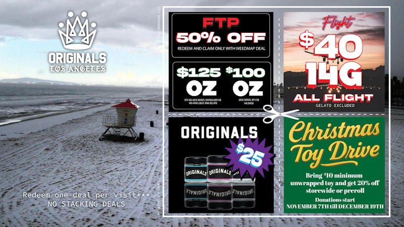 Originals Factory & Weed Shop FALL BACK SUPER-COUPON