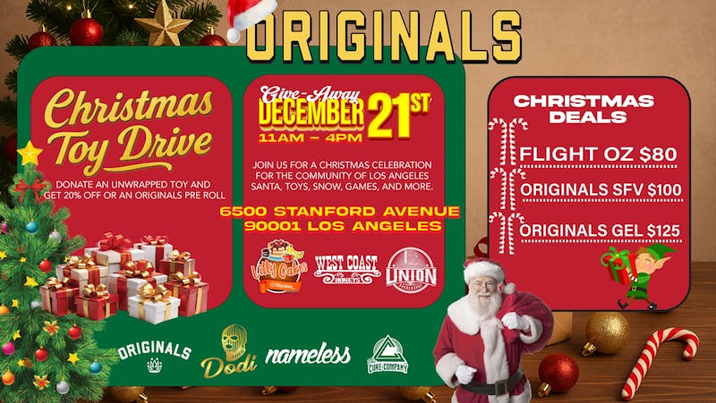 Originals Factory & Weed Shop SPREAD THE CHRISTMAS JOY