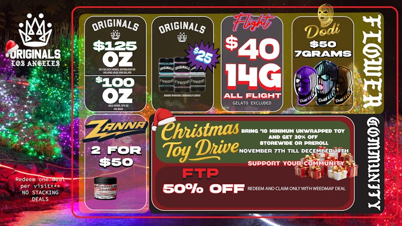 Originals Factory & Weed Shop FALL BACK SUPER-COUPON