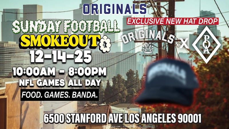 Originals Factory & Weed Shop SUNDAY SMOKEOUT DROP