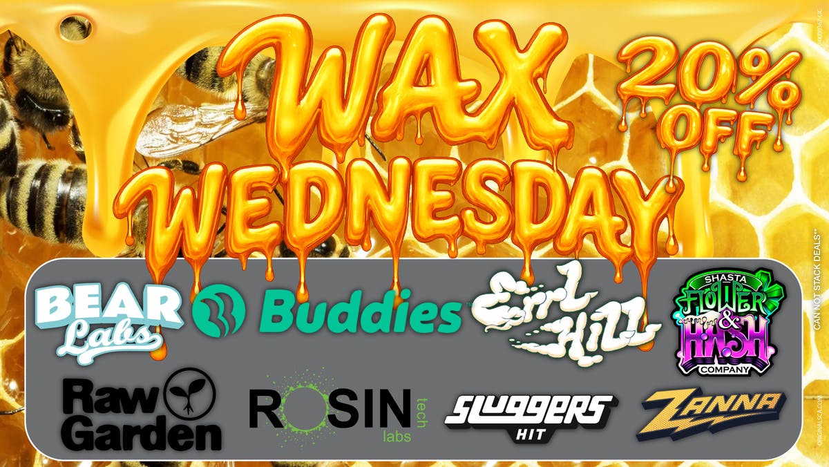 Originals Factory & Weed Shop WAX WEDNESDAY DEAL