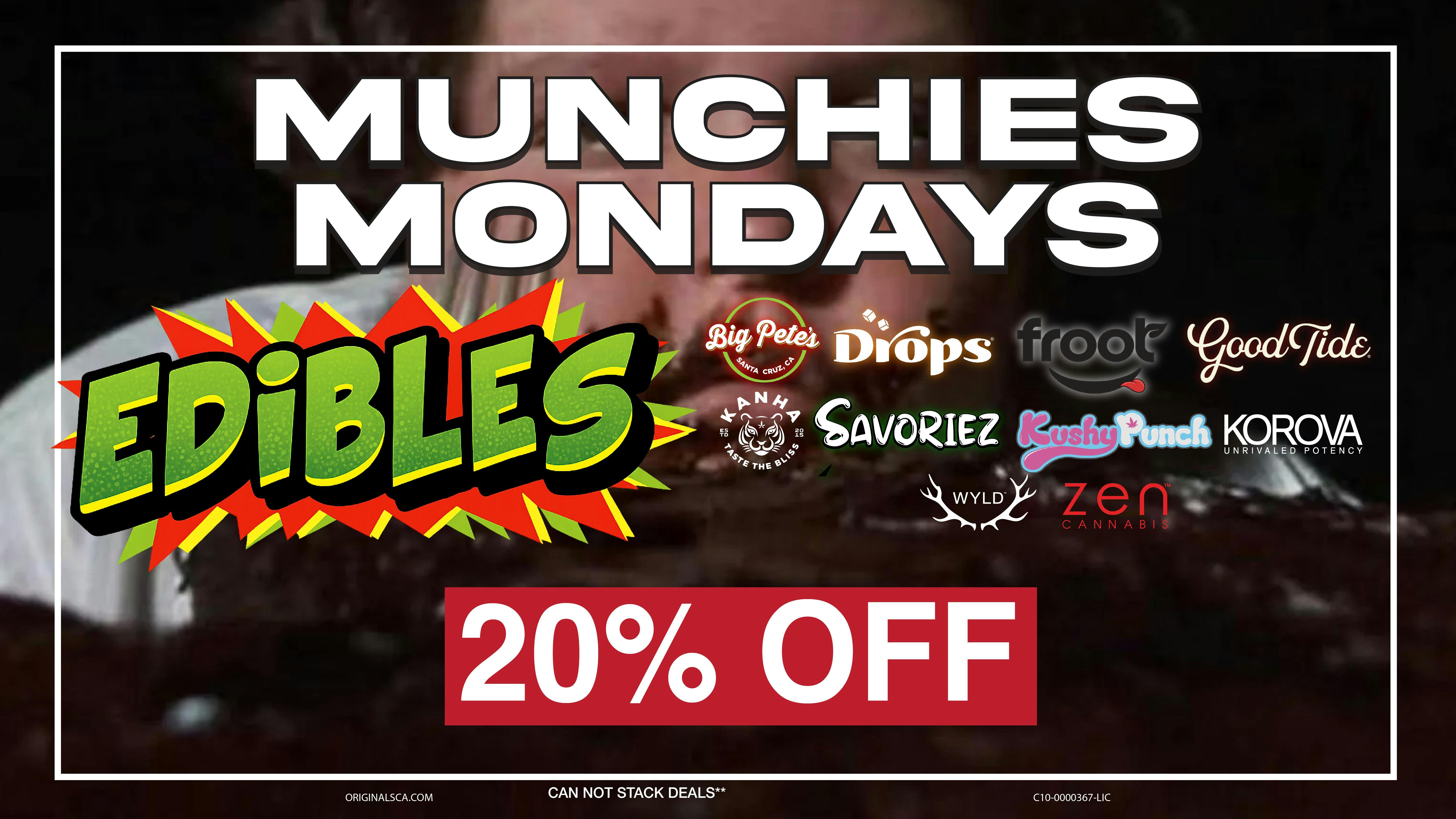 Originals Factory & Weed Shop MUNCHIE MONDAYS