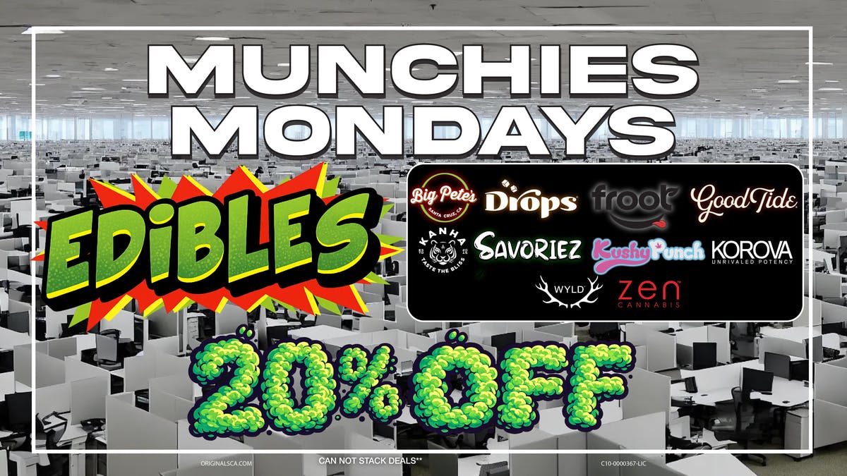 Originals Factory & Weed Shop MUNCHIE MONDAYS