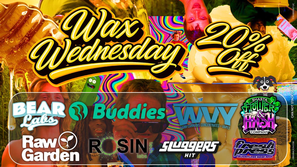 Originals Factory & Weed Shop WAX WEDNESDAY DEAL