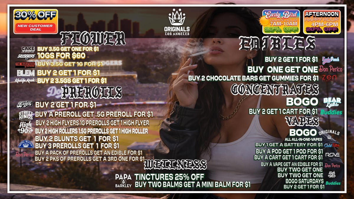 Originals Factory & Weed Shop WEEKENED BOGO DEALS