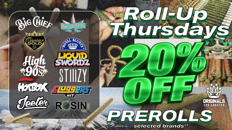Originals Factory & Weed Shop ROLL-UP THURSDAY