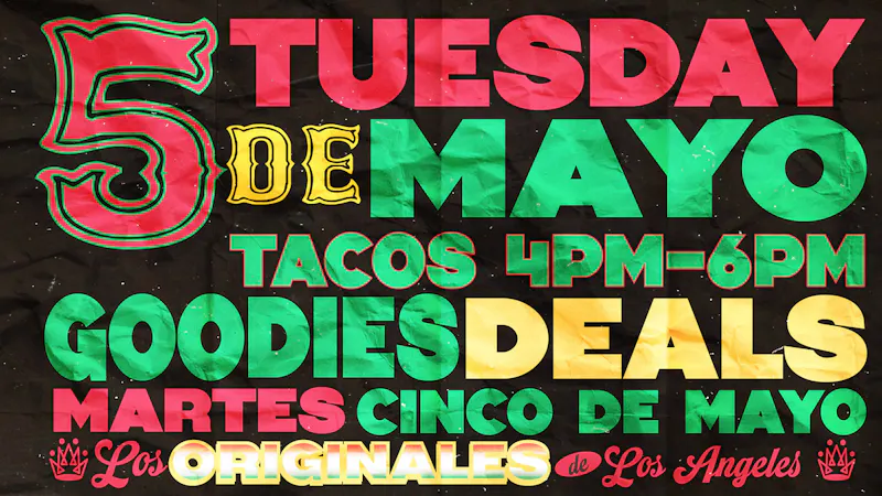 Originals Factory & Weed Shop CINCO DE MAYO SPECIALS