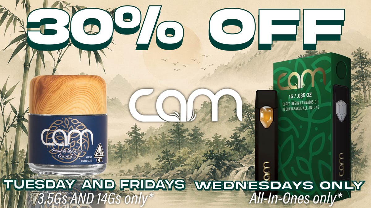 Originals Factory & Weed Shop TUESDAYS AND FRIDAY CAM DEAL