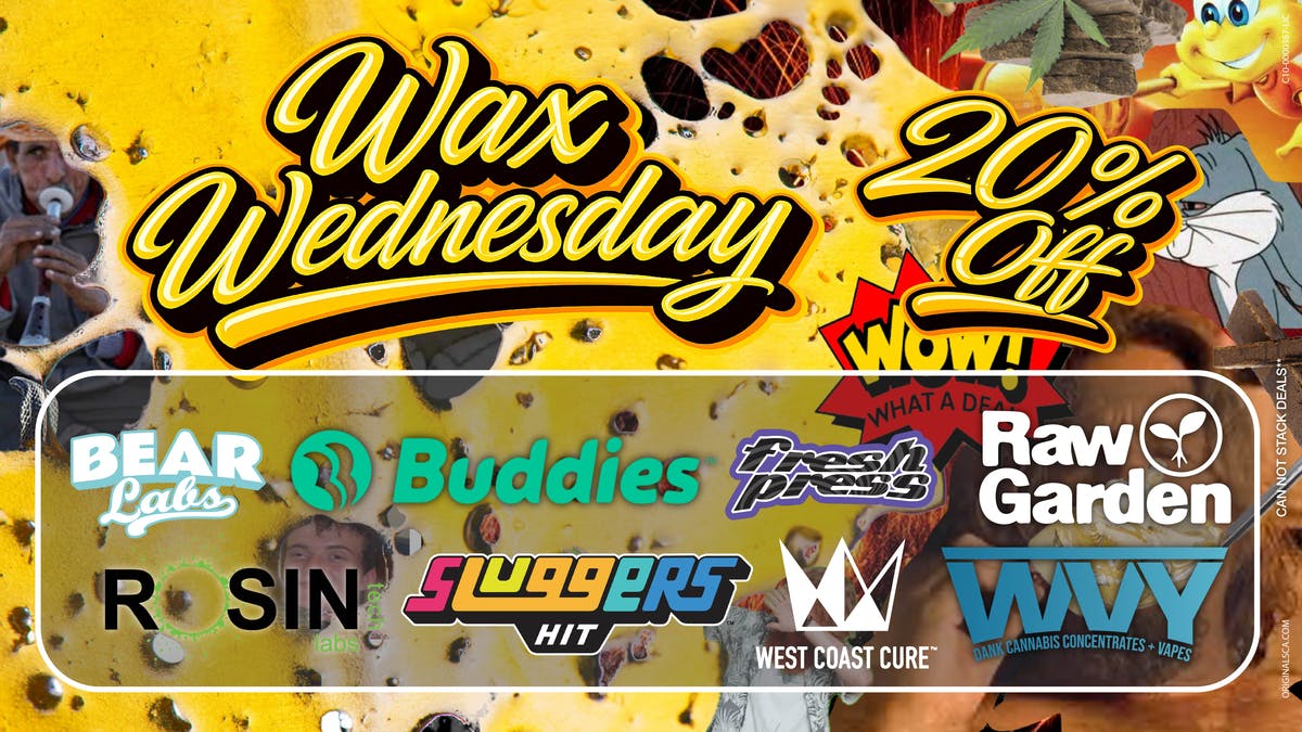 Originals Factory & Weed Shop WAX WEDNESDAY DEAL