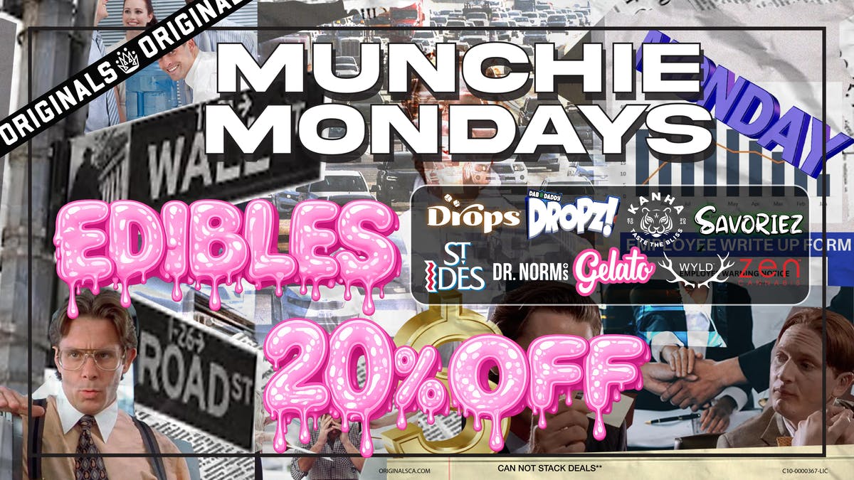 Originals Factory & Weed Shop MUNCHIE MONDAYS