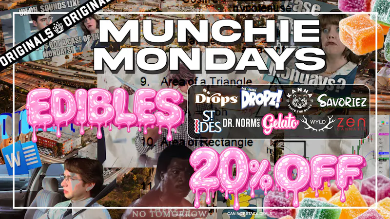 Originals Factory & Weed Shop MUNCHIE MONDAYS