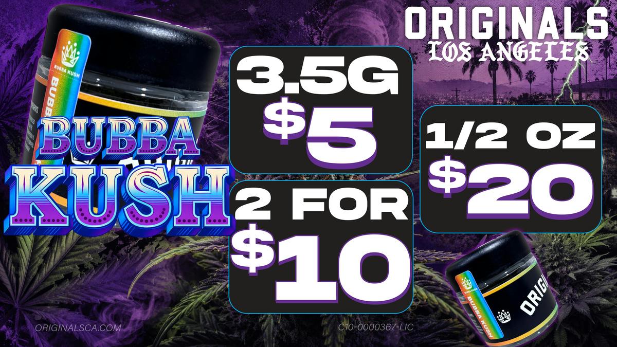Originals Factory & Weed Shop BUBBA KUSH DEAL