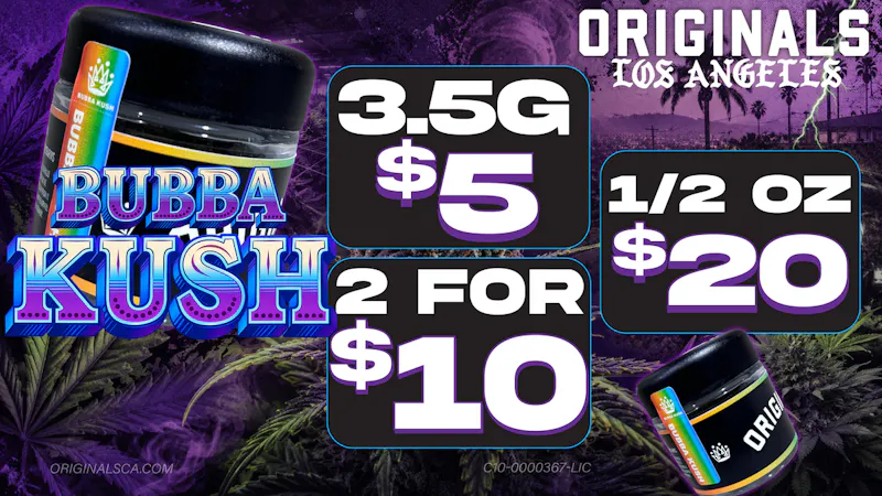 Originals Factory & Weed Shop BUBBA KUSH DEAL