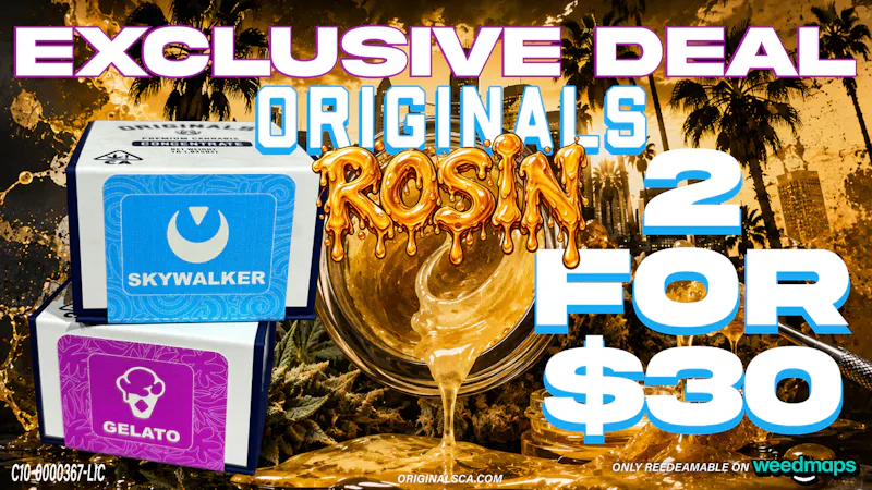 Originals Factory & Weed Shop EXCLUSIVE ORIGINALS ROSIN DEAL
