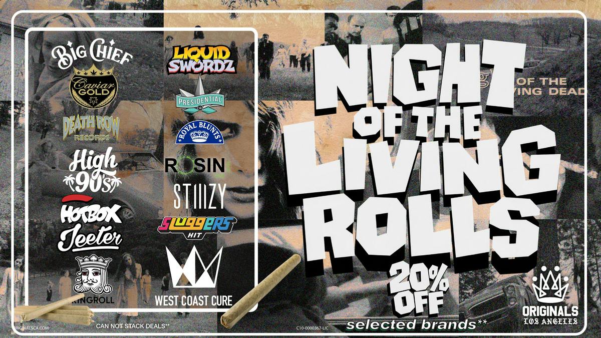 Originals Factory & Weed Shop NIGHT OF THE LIVING ROLLS